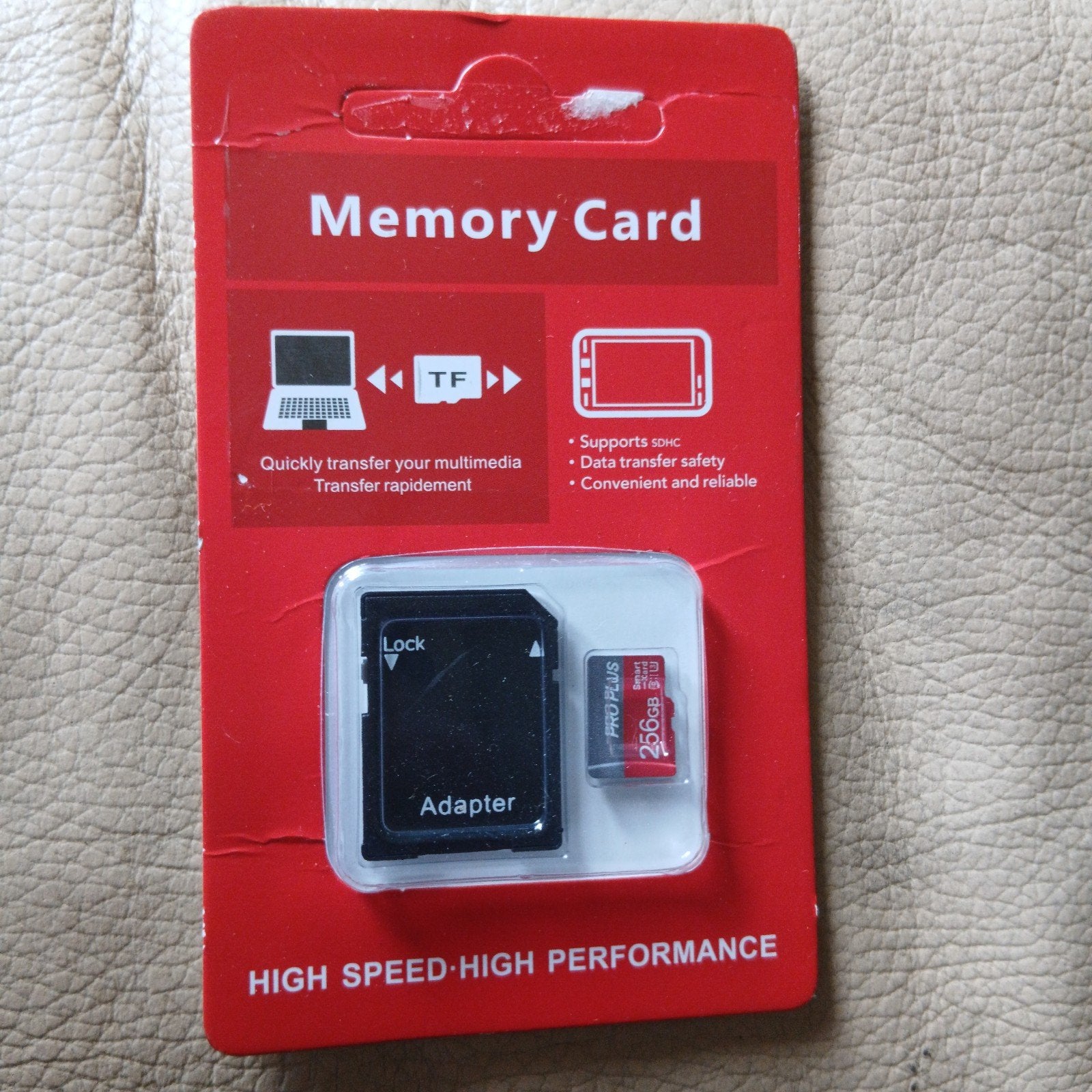 carte micro SD 256 Go plus adaptateur SD, Neuf, Enlèvement ou Envoi, MicroSD, Système de navigation
