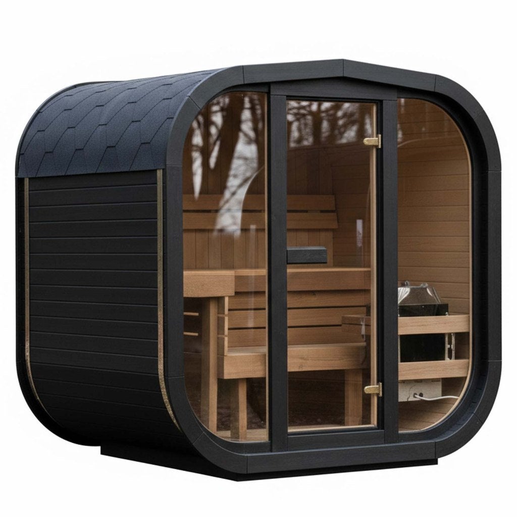 Sauna baril – Poêle Bois ou Électrique - Différentes Tailles, Envoi, Neuf, Finlandais ou Traditionnel, Sauna complet
