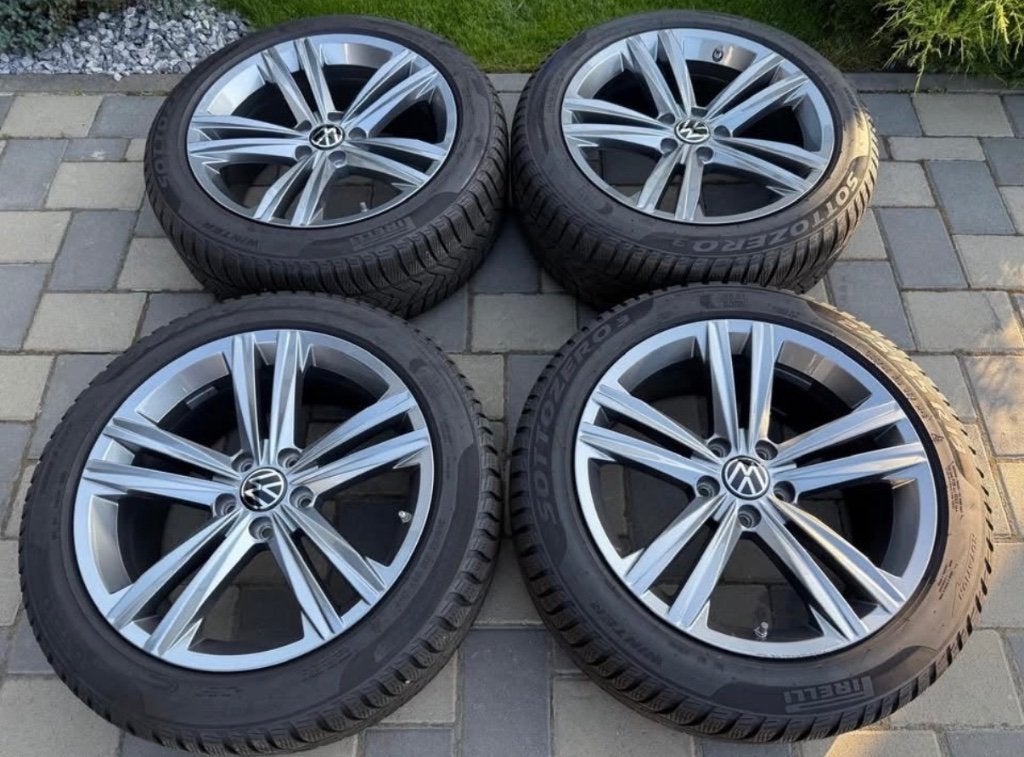 Jantes Volkswagen tiguan 19 pouces pirelli sottozero, Pneus et Jantes, Pneus hiver, 255 mm, Utilisé