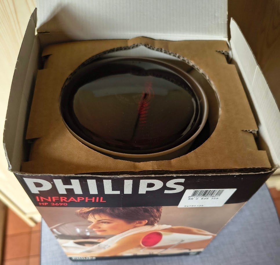 Philips Infraphil HP3690 infraroodlamp – compleet + werkend, Enlèvement ou Envoi, Comme neuf, Autres types