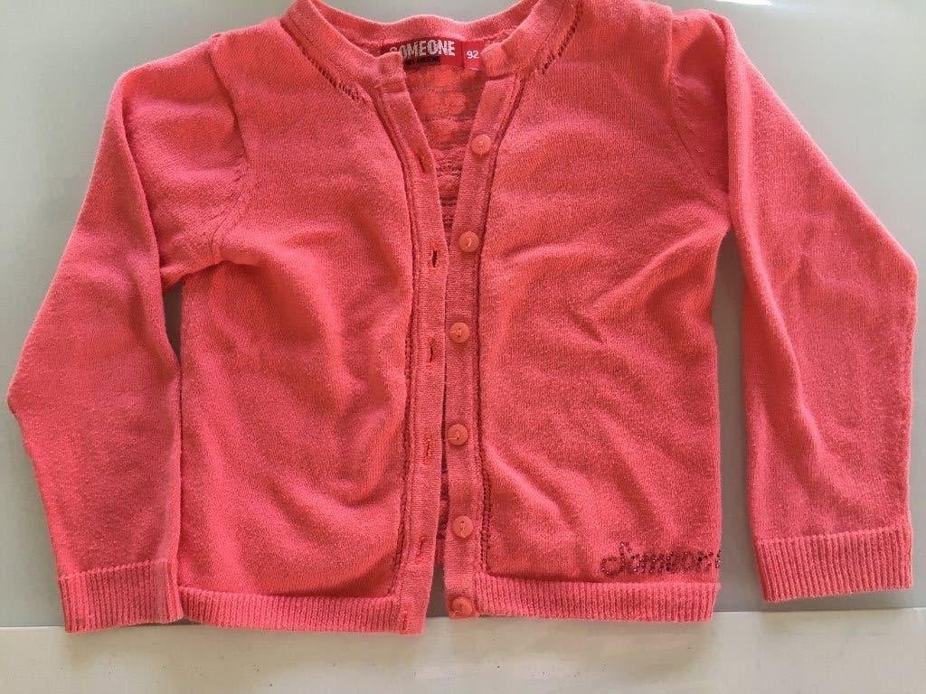 Gilet roos someone maat 92, Kinderen en Baby's, Meisje, Ophalen of Verzenden, Zo goed als nieuw, Someone