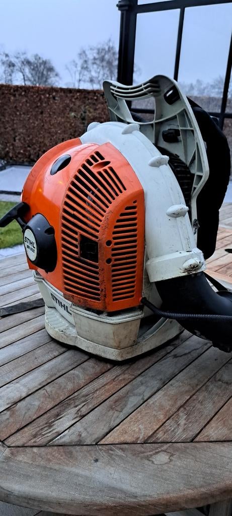 Stihl br600, Ophalen, Gebruikt, Ruggedragen, Stihl