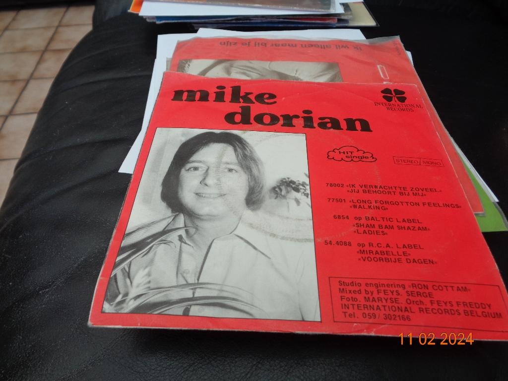 Mike Dorian ‎– Ik Verwachtte Zoveel / Jij Behoort Bij Mij, Cd's en Dvd's, Ophalen of Verzenden, Zo goed als nieuw, Overige formaten