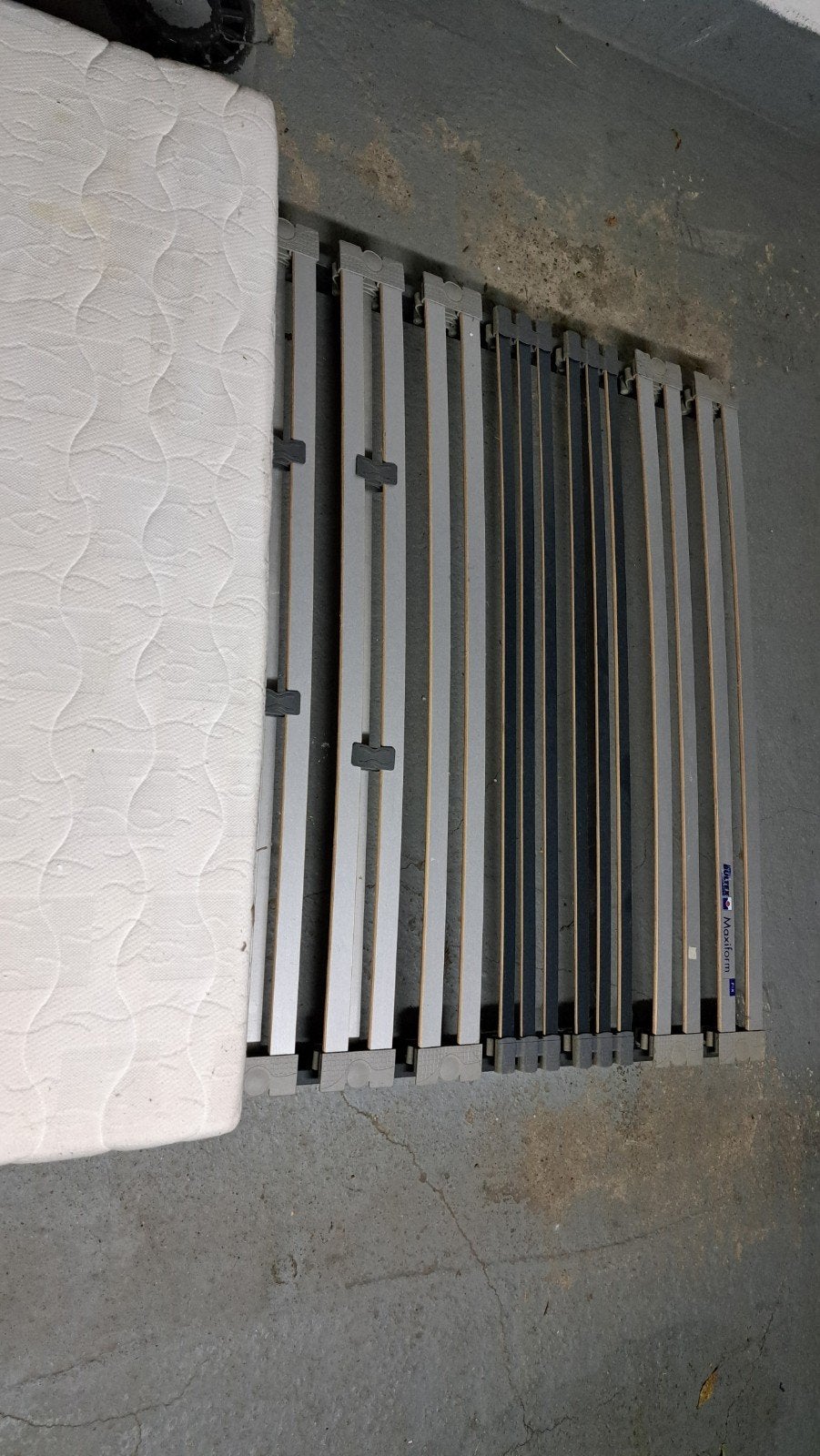 Lattenbodem en matras, Huis en Inrichting, Ophalen, Gebruikt, Twijfelaar, 200 cm