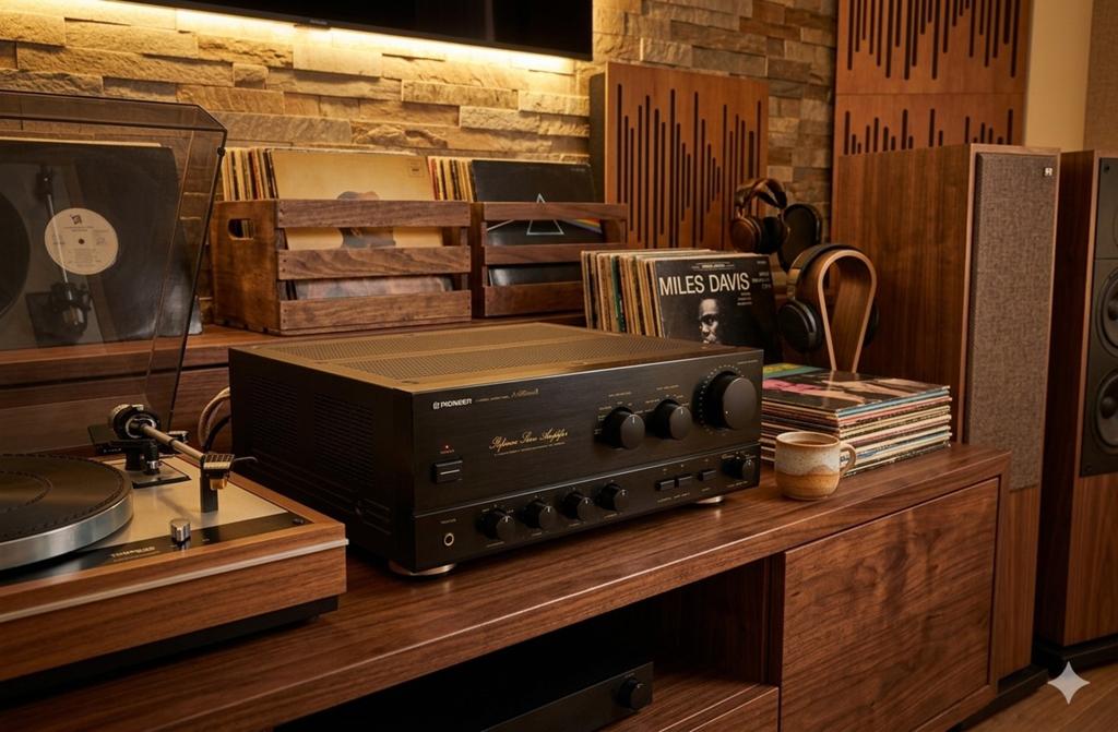 Pioneer A 656 Mark ll versterker .  In goede staat als nieuw, Huis en Inrichting, Woonaccessoires | Kisten, Ophalen