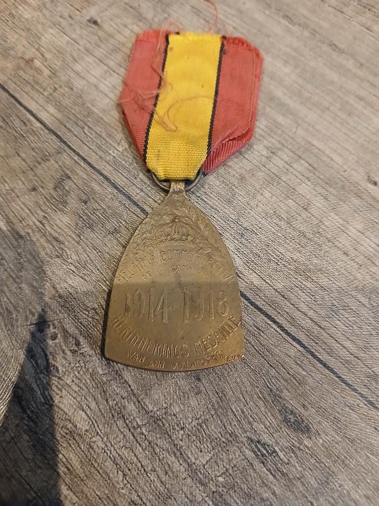 Herdenkingsmedaille 14-18, Enlèvement