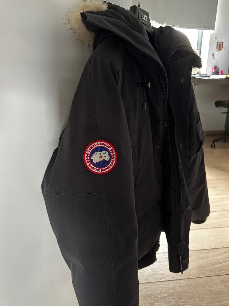 Parka bleu marine Canada Goose, Vêtements | Hommes, Vestes | Hiver, Enlèvement ou Envoi, Canada Goose, Comme neuf, Bleu