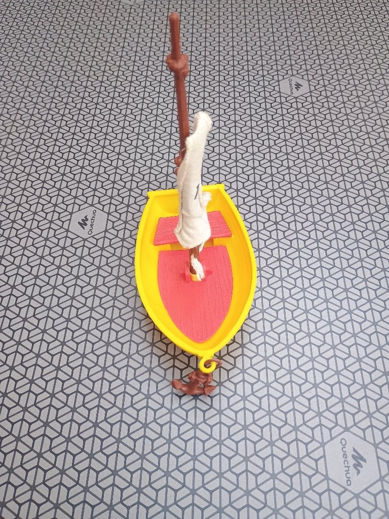 Set schtroumpfs: bateau à voile 4.0070, Enlèvement ou Envoi, Utilisé, Autres Schtroumpfs, Maison ou Attribut