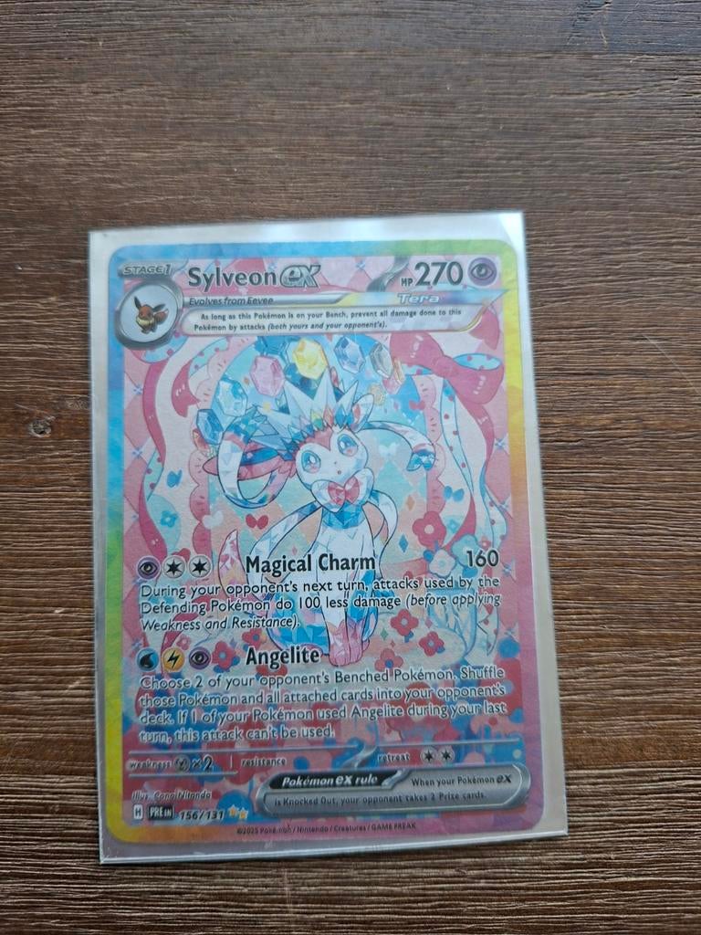 Sylveon ex, Hobby en Vrije tijd, Verzamelkaartspellen | Pokémon, Verzenden