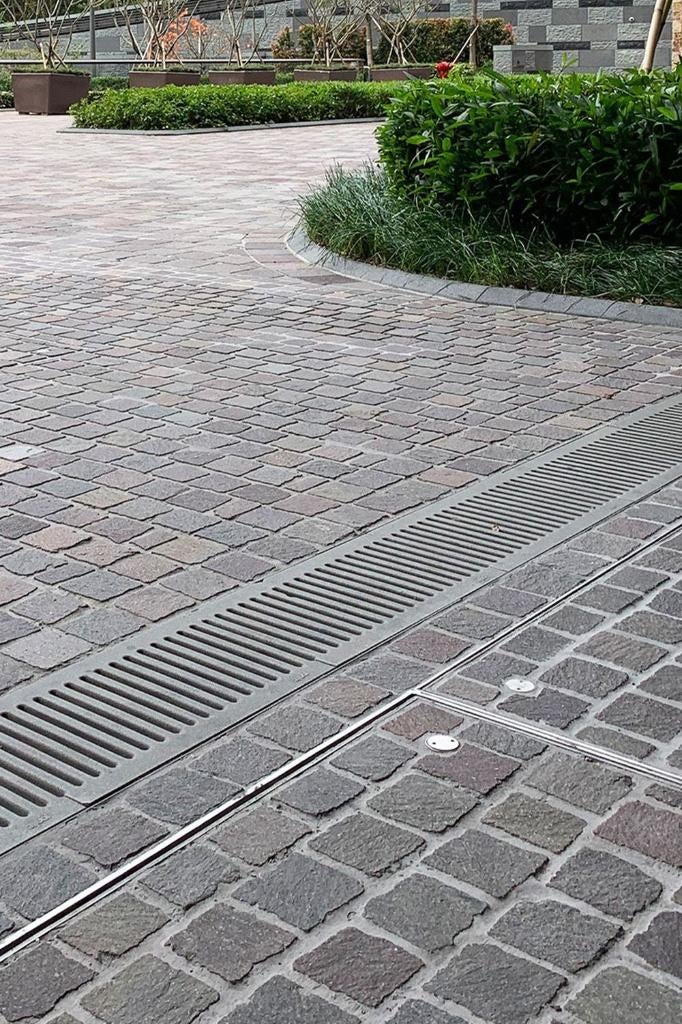 Kasseien Italiaanse porfier 10x10x6-8cm brown, Neuf, Briques, 10 m²² ou plus, Enlèvement