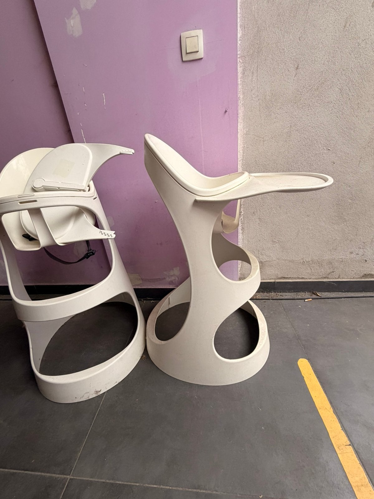 Chaise haute enfant IKEA LEOPARD – Monika Mulder, Enfants & Bébés, Enlèvement, Utilisé, Autres types, Plateau amovible