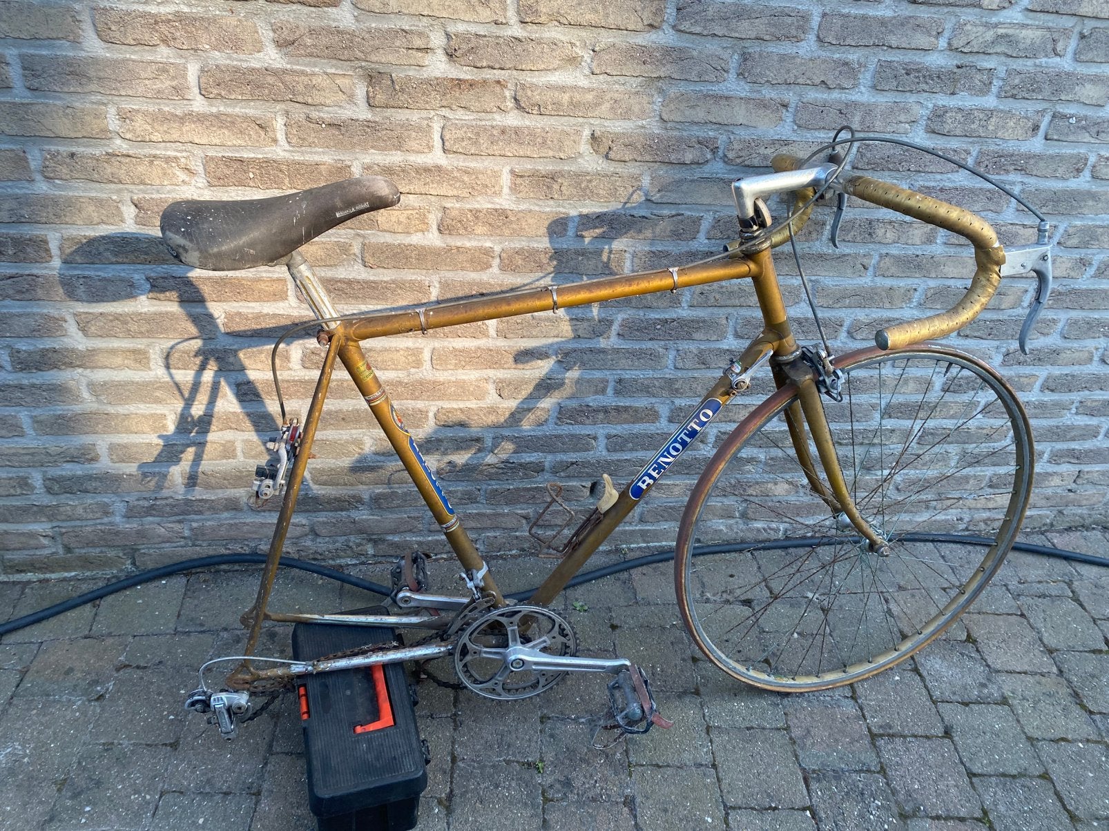 Koersfiets voor opmaak of onderdelen, Fietsen en Brommers, Ophalen