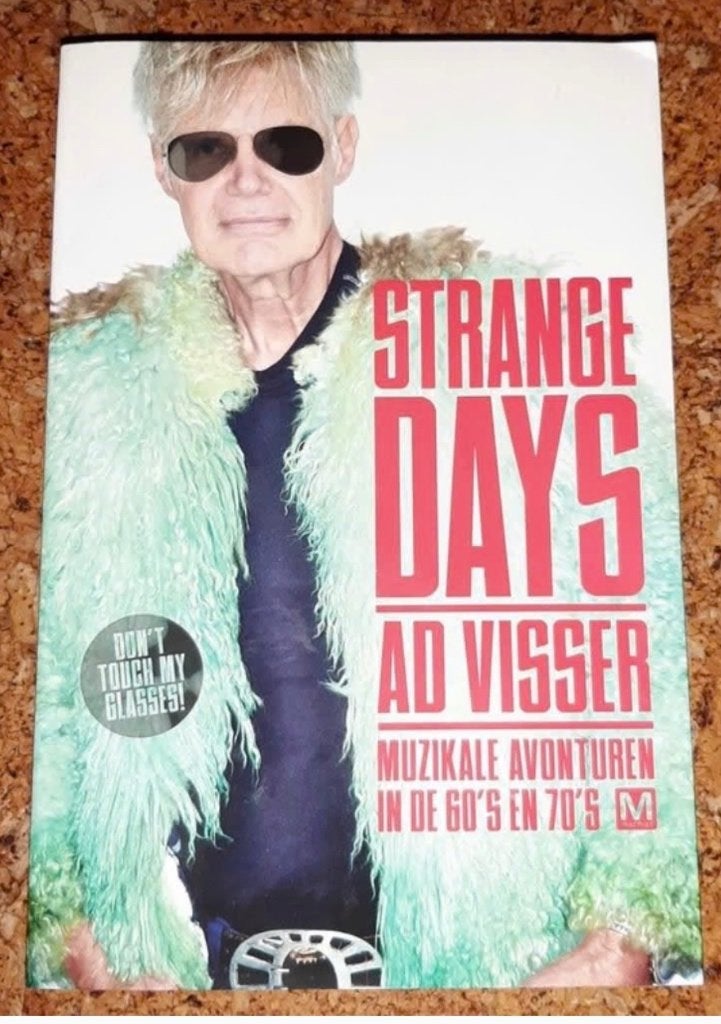 Strange days Ad Visser-muzikale avonturen in de 60’s en 70’s, Boeken, Muziek, Ophalen of Verzenden, Artiest
