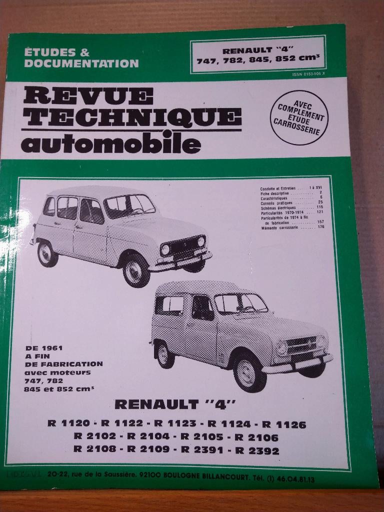 RTA - Renault 4, Enlèvement ou Envoi