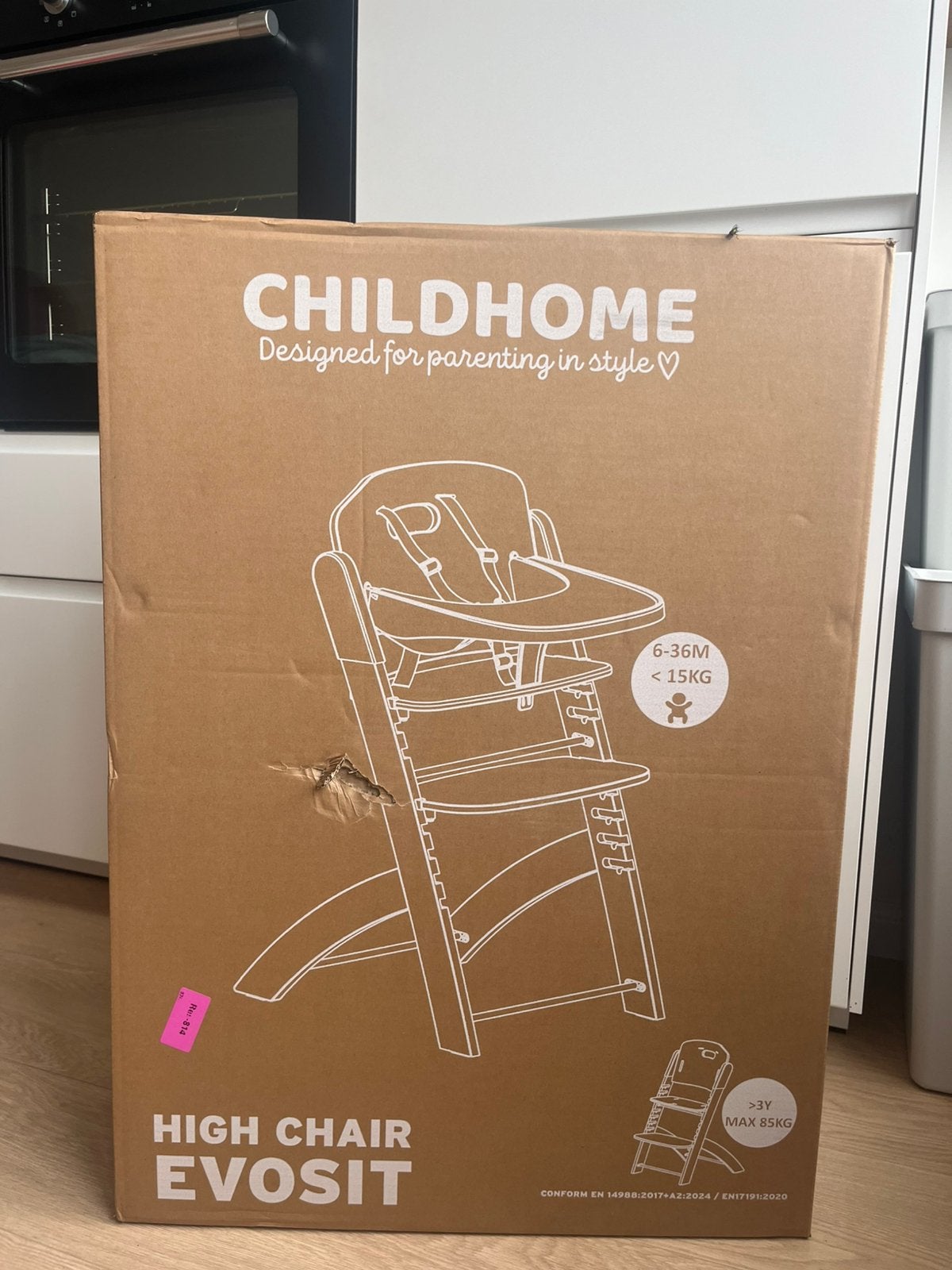 Childhome evosit meegeoeistoel, Ophalen, Zo goed als nieuw