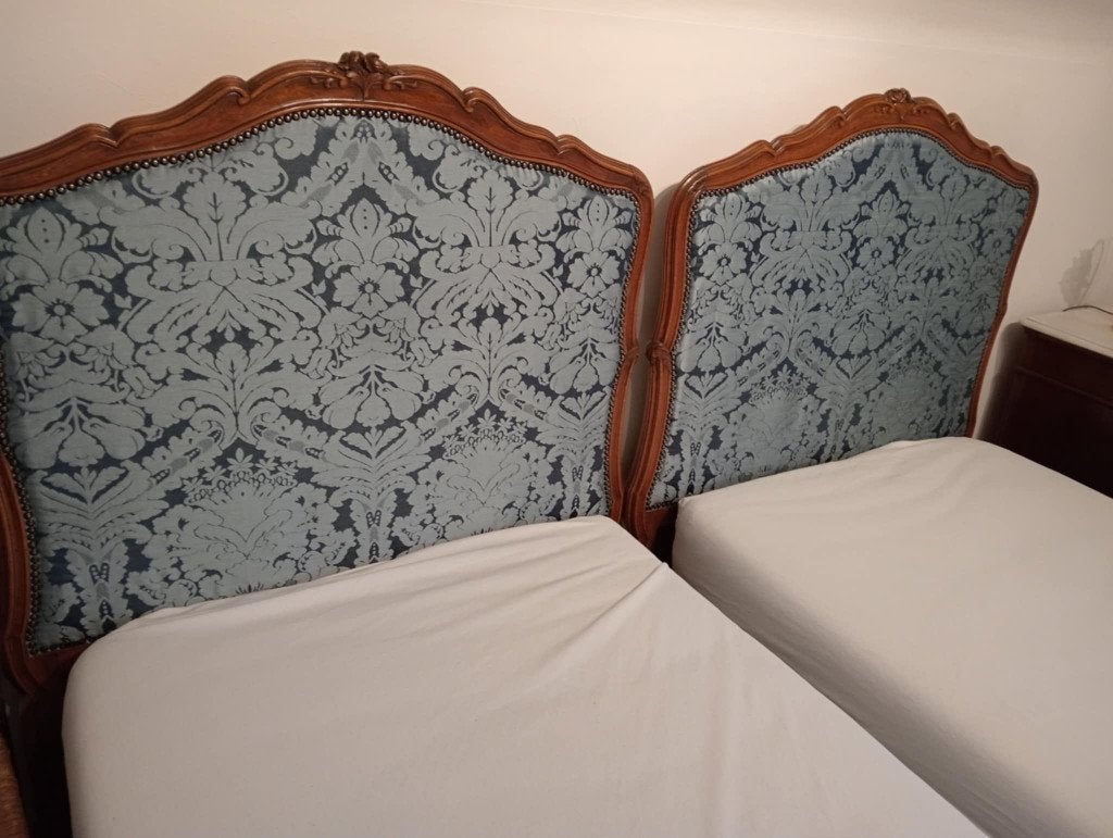 2 têtes de lit 1 personne, 100 cm, Enlèvement, Bois, Bleu