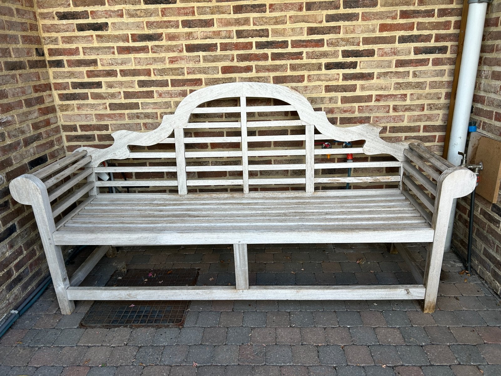 MOET WEG! Houten tuinbank Luytjens - Marlboro 195 cm, Jardin & Terrasse, Bancs de jardin, Enlèvement, Utilisé, Bois