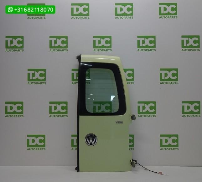 VW Caddy Maxi (07-'0) Achterdeur rechts met ruit lime, Auto-onderdelen, Gebruikt, Achter, Ophalen of Verzenden, Volkswagen