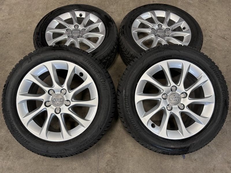 16 inch originele velgen + winterbanden Audi A3 8V0601025BM, Pneus et Jantes, Pneus hiver, 16 pouces, -