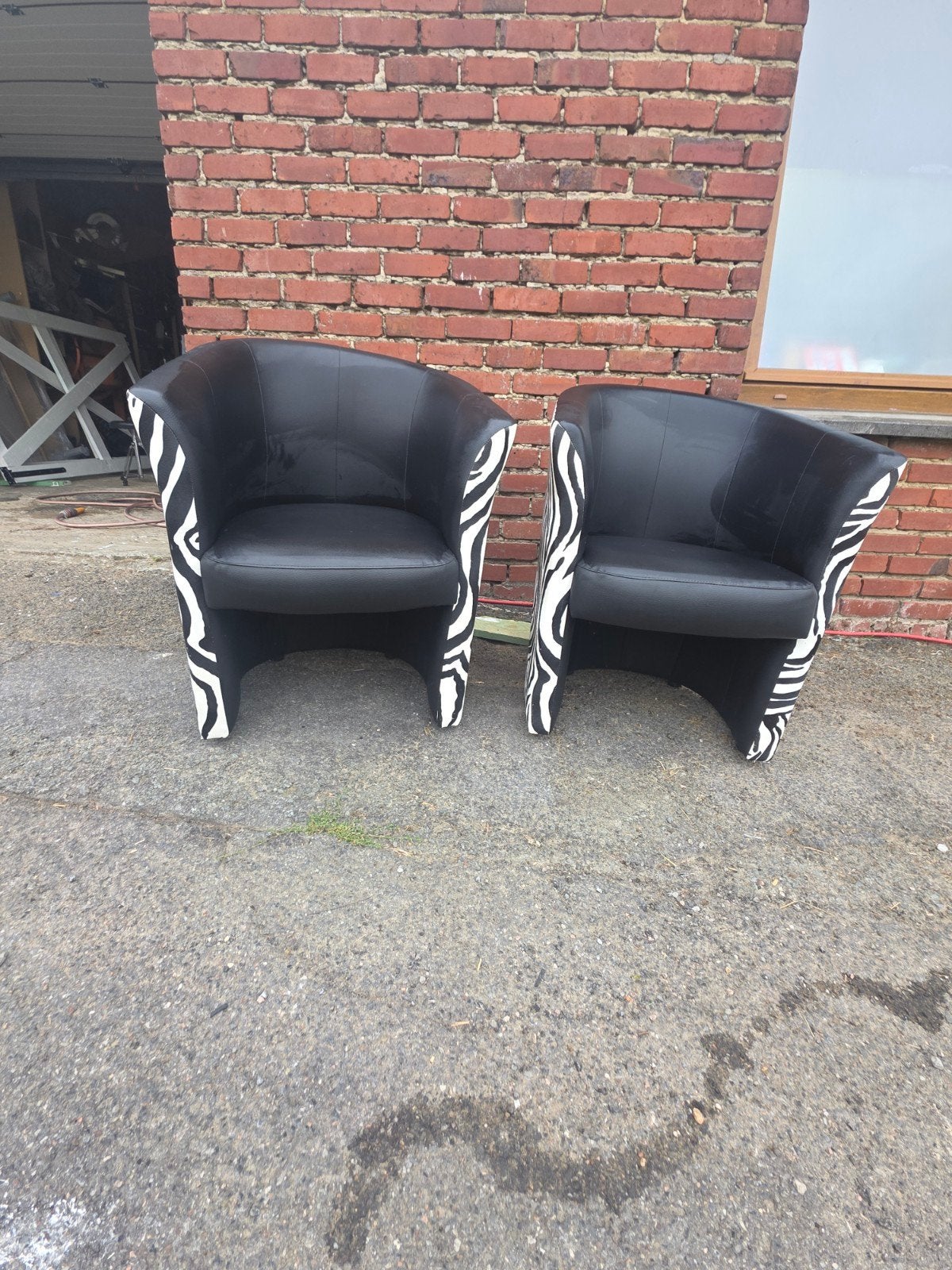 Lot de 2 fauteuils club, Maison & Meubles, Enlèvement, Utilisé
