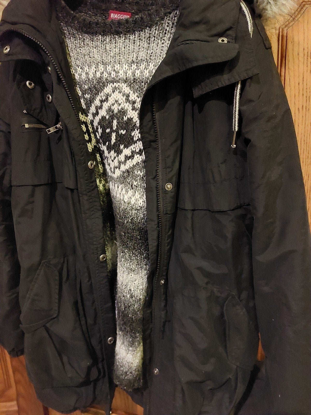 Jas + pull, Vêtements | Femmes, Vestes | Hiver, Enlèvement, Taille 42/44 (L)
