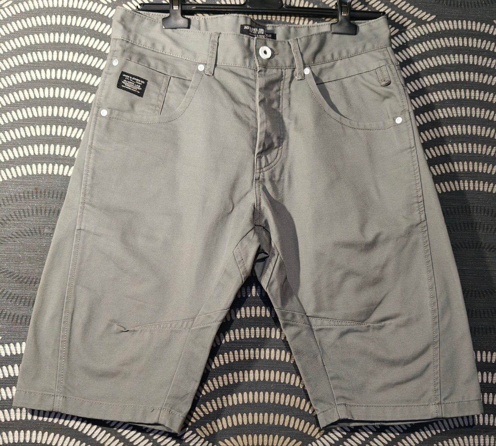 Bermuda chino gris homme Jack & Jones Core Workwear, Kleding | Heren, Spijkerbroeken en Jeans, Ophalen of Verzenden, Zo goed als nieuw