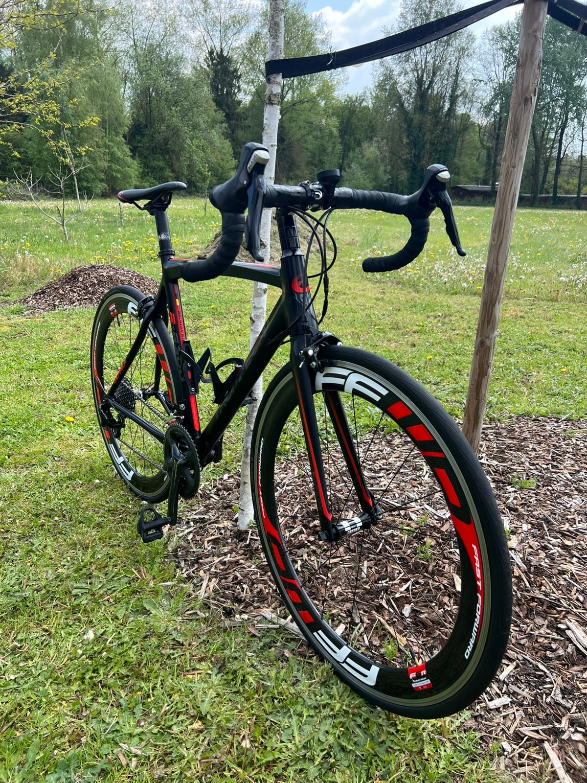 ‍️ Thompson Racefiets – Shimano 105 – FFW F6R Carbon Wielen, Ophalen, Zo goed als nieuw, Carbon