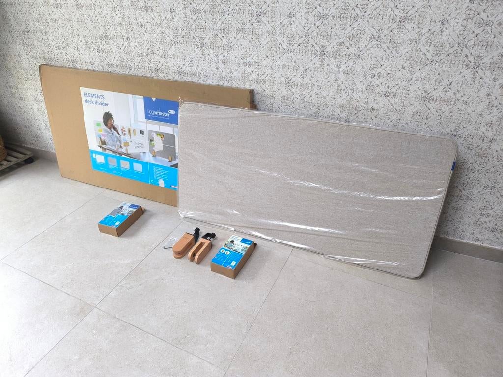 2 x Legamaster akoestisch bureauscherm 60x120 (Nieuw!), Ophalen, Nieuw
