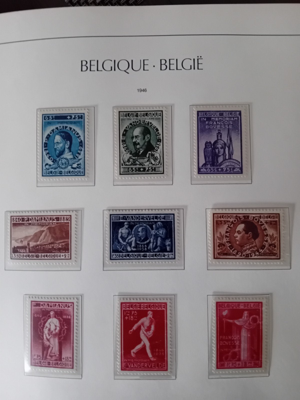Timbres de Belgique n 728/736** lot 141P, Enlèvement ou Envoi, Neuf