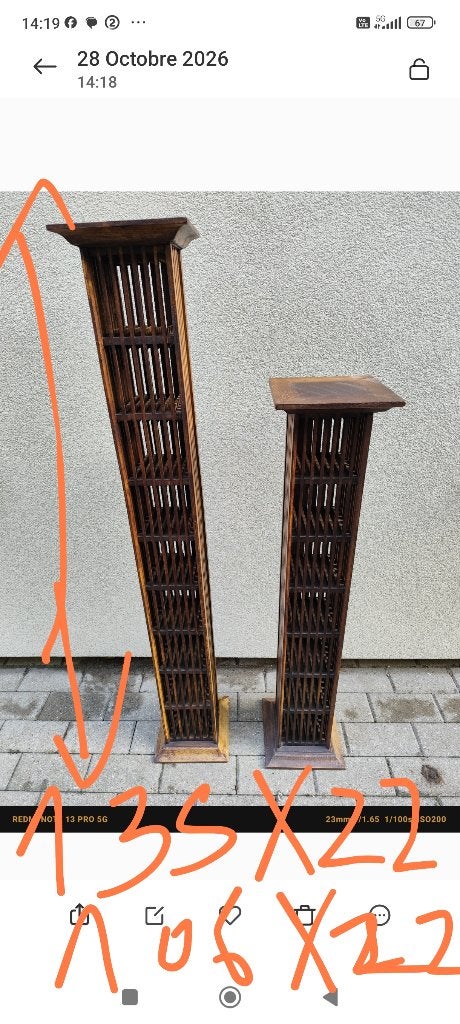Deux porte CD s en bois, Enlèvement, Utilisé, Bois, CD