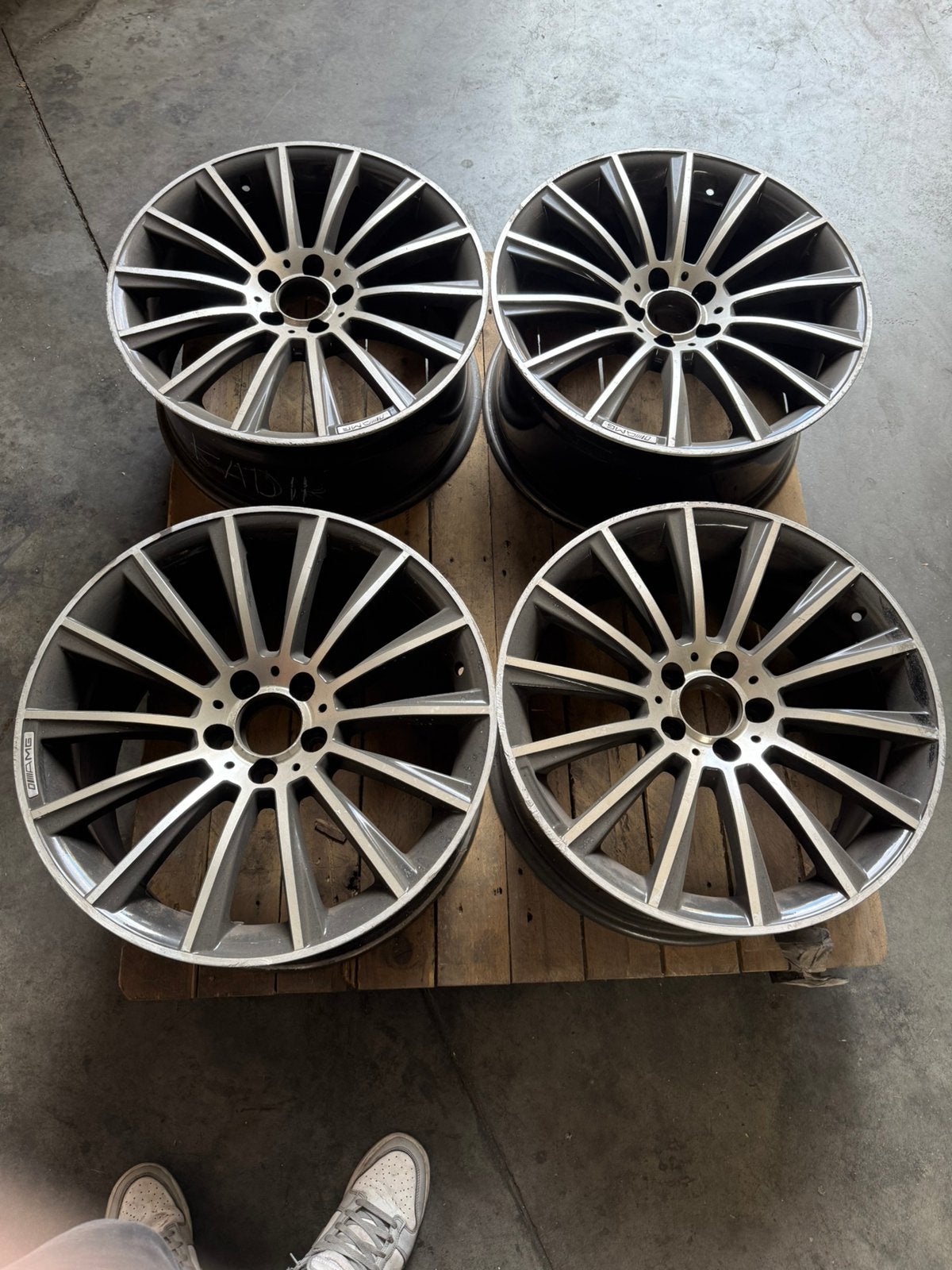 Mercedes amg velgen 19 inch x 8,5 & 19 inch x 9,5, Auto-onderdelen, Gebruikt, Velg(en), Personenwagen, Ophalen