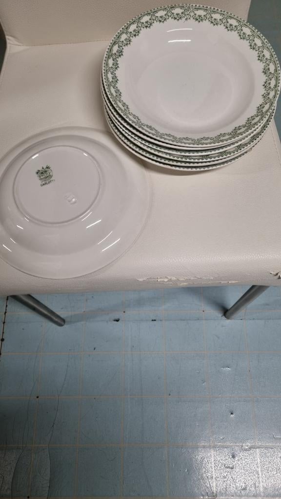 6 assiettes creuses bosh  carlotta la Louviere Diamètre, Enlèvement
