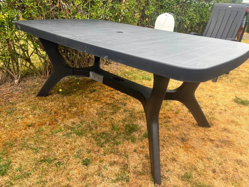 Hele grote tuintafel +-180cm x 100cm, Tuin en Terras, Tuintafels, Ophalen, Gebruikt