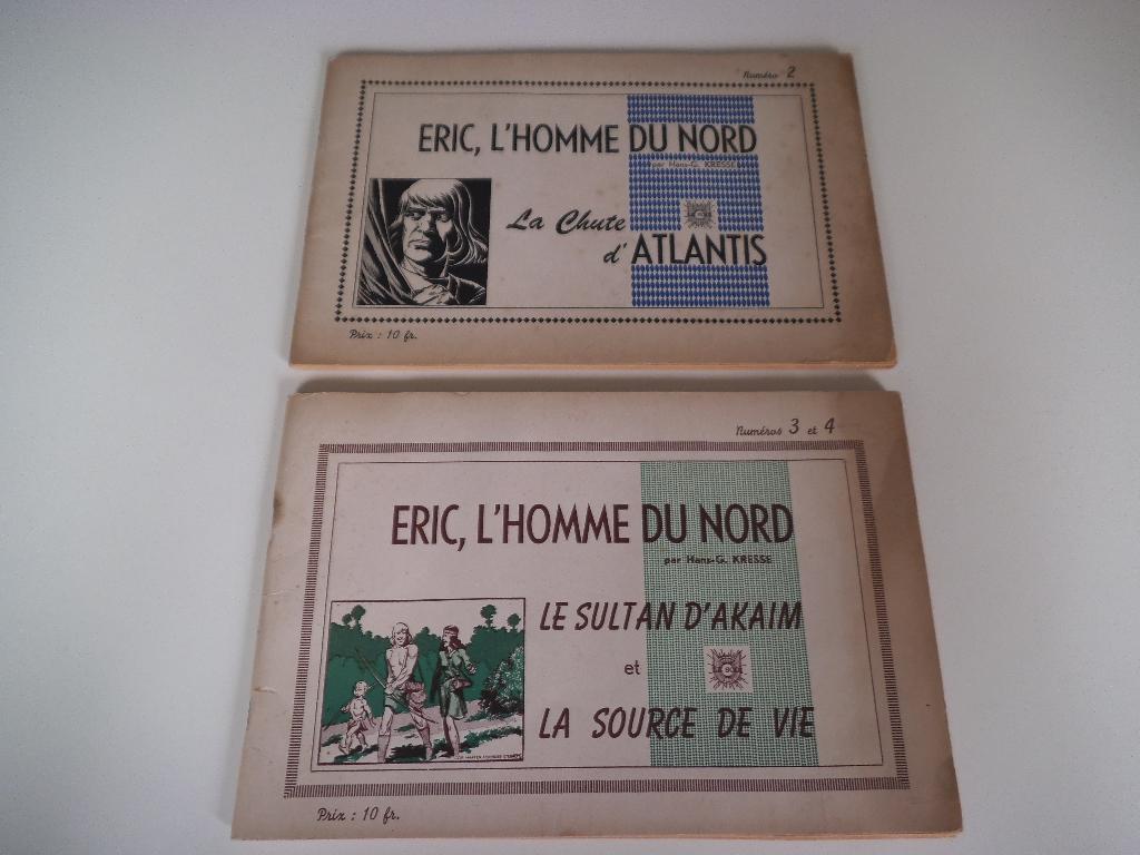 Eric , l'homme du nord 2 - 3 - 4 Rossel, Gelezen, Kreese , Hans G, Ophalen of Verzenden, Meerdere stripboeken