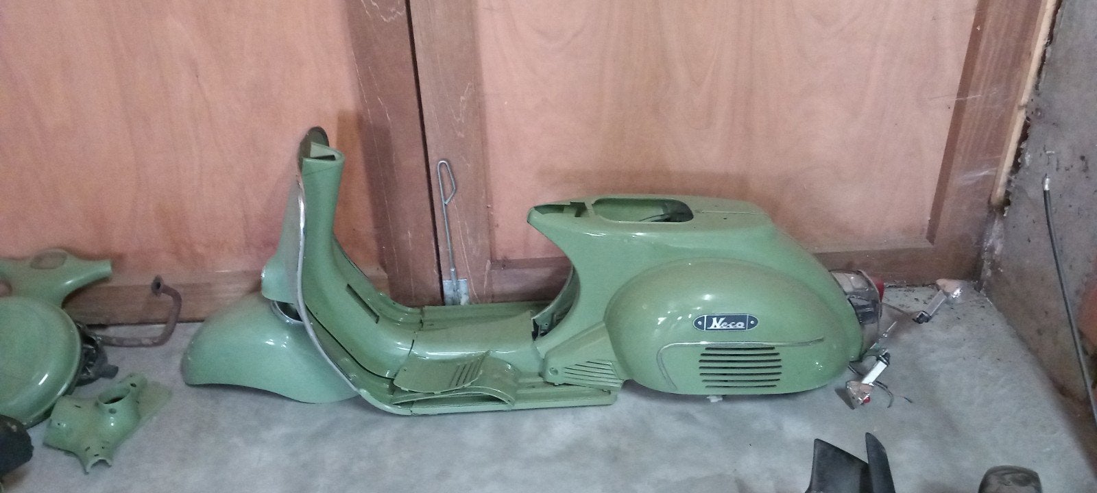 Neco abruzzi onderdelen + motor 50cc, Fietsen en Brommers, Brommers | Vespa, Ophalen