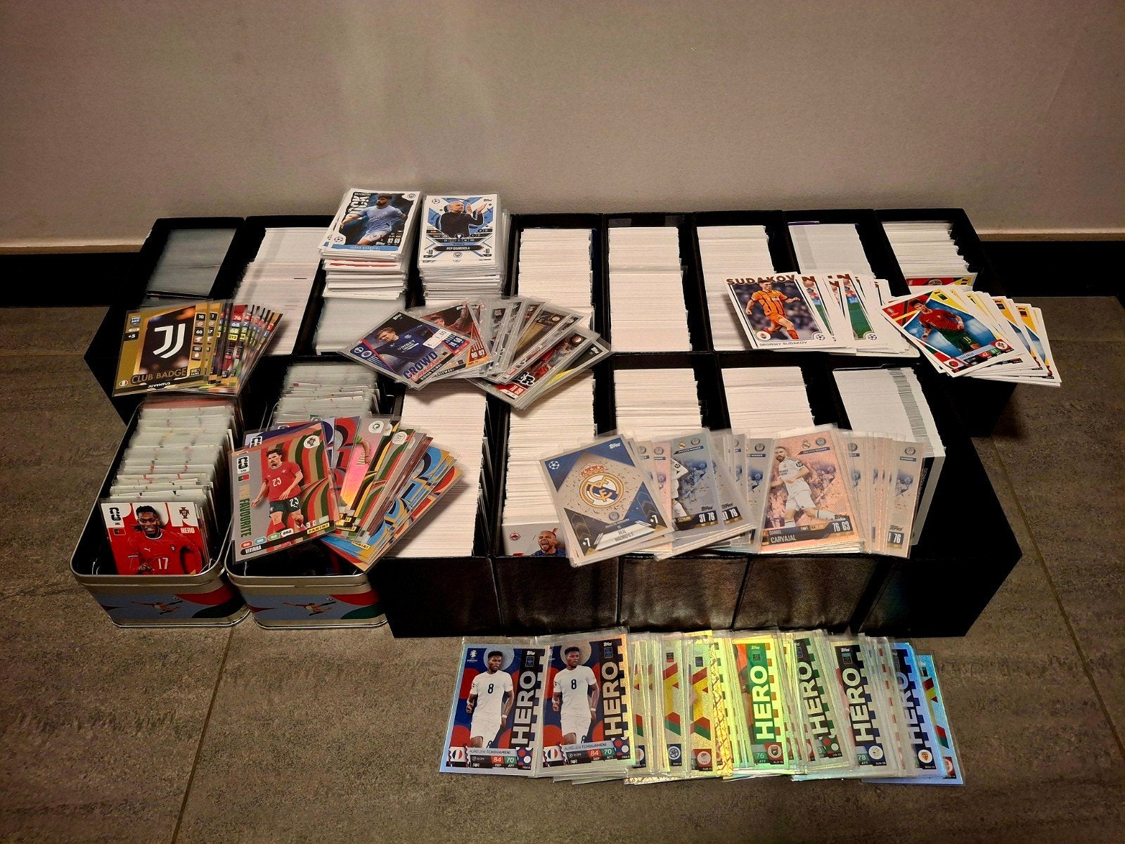 lot de +6000 cartes de football, Enlèvement ou Envoi