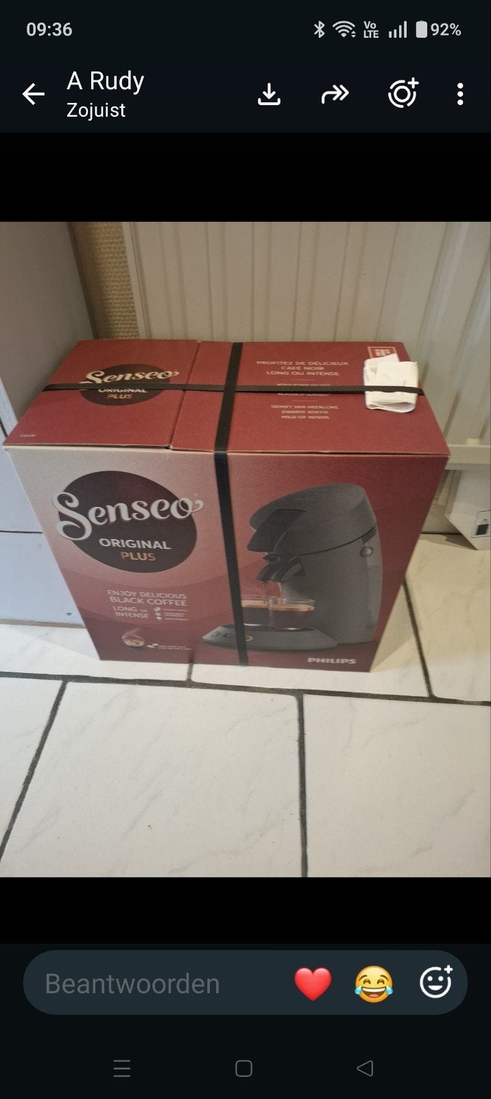 Senseo, Ophalen, Senseo, Senseo