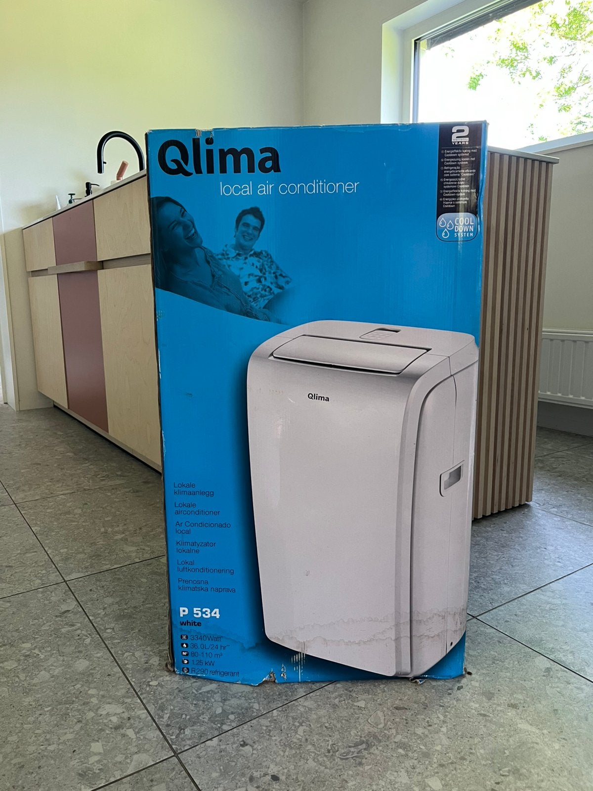 Climatiseur Qlima P534, Enlèvement, Comme neuf, Climatiseur mobile