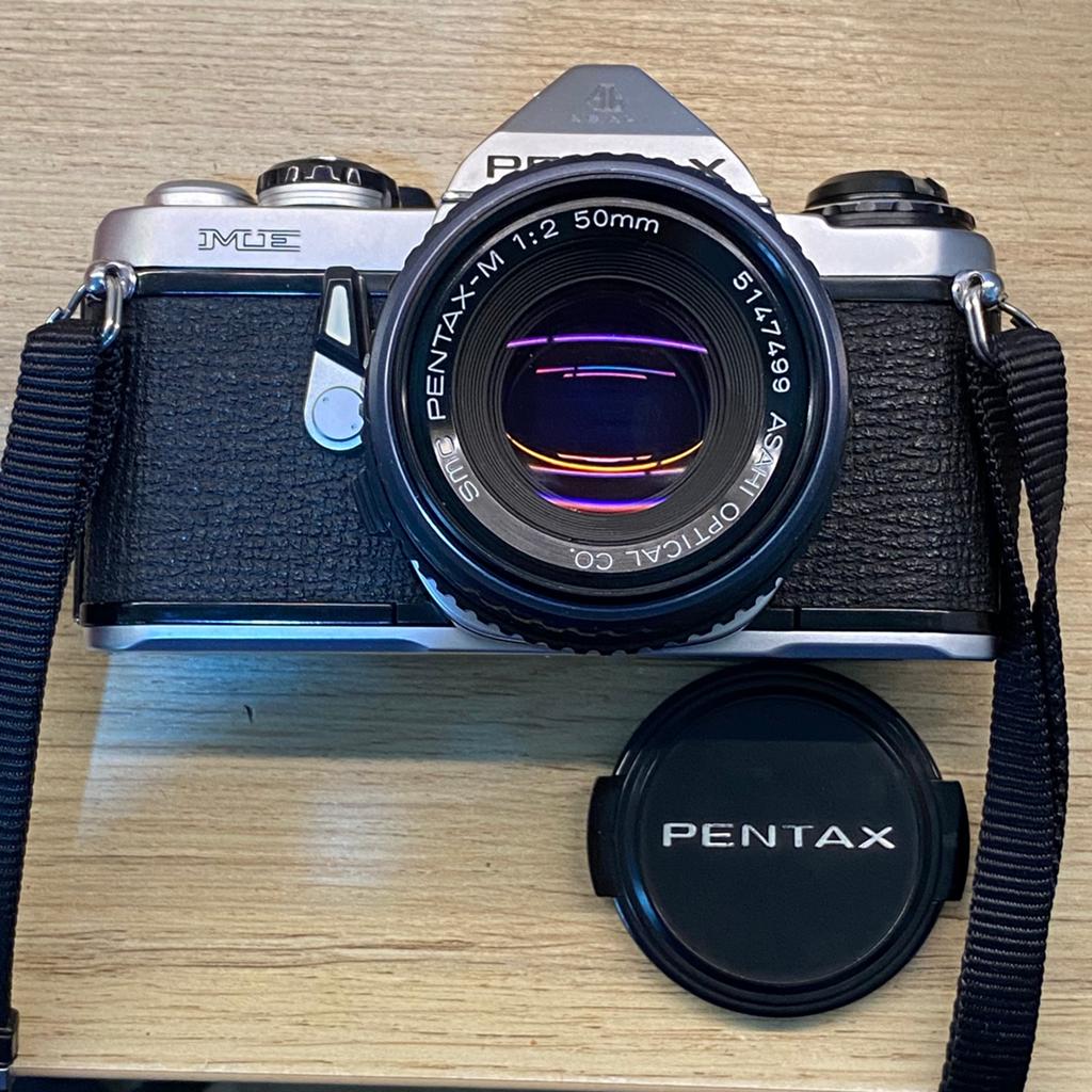 Pentax ME, Pentax-M 50mm f2 *als nieuw, Audio, Tv en Foto, Fotocamera's Analoog, Zo goed als nieuw, Spiegelreflex, Pentax, Ophalen of Verzenden