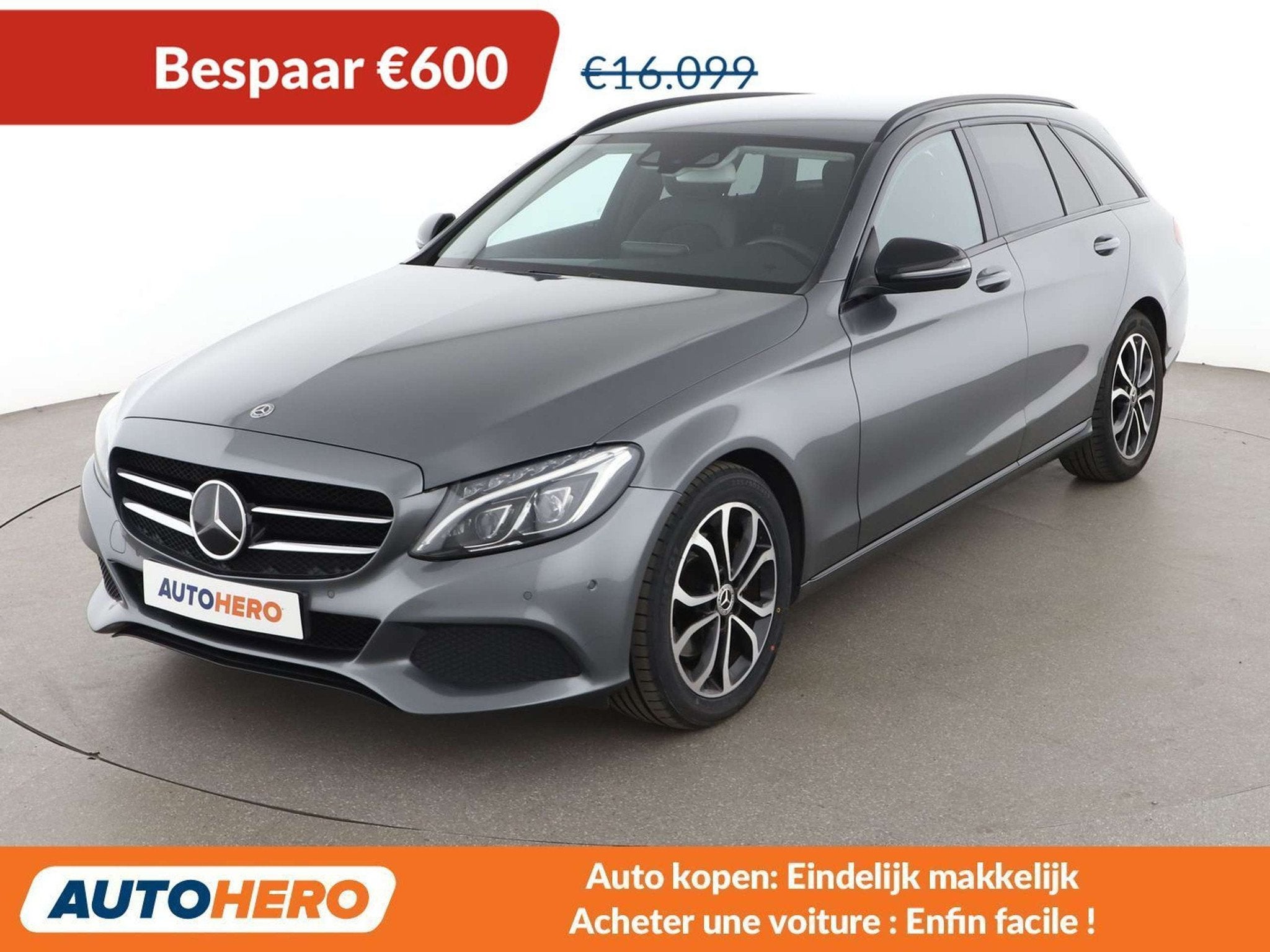 Mercedes-Benz C-Klasse 200 C 200 d T Plus Avantgarde, Auto's, Achterwielaandrijving, Gebruikt, 136 pk, 2143 cc