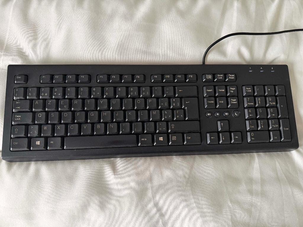 Toetsenbord, Computers en Software, Toetsenborden, Ophalen, Azerty, Gebruikt