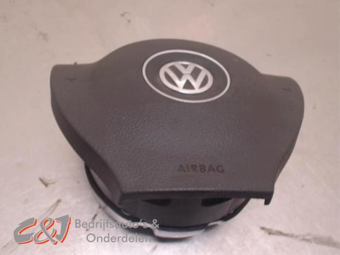 Airbag gauche (volant) d'un Volkswagen Transporter, Volkswagen, -, 3 mois de garantie, Utilisé