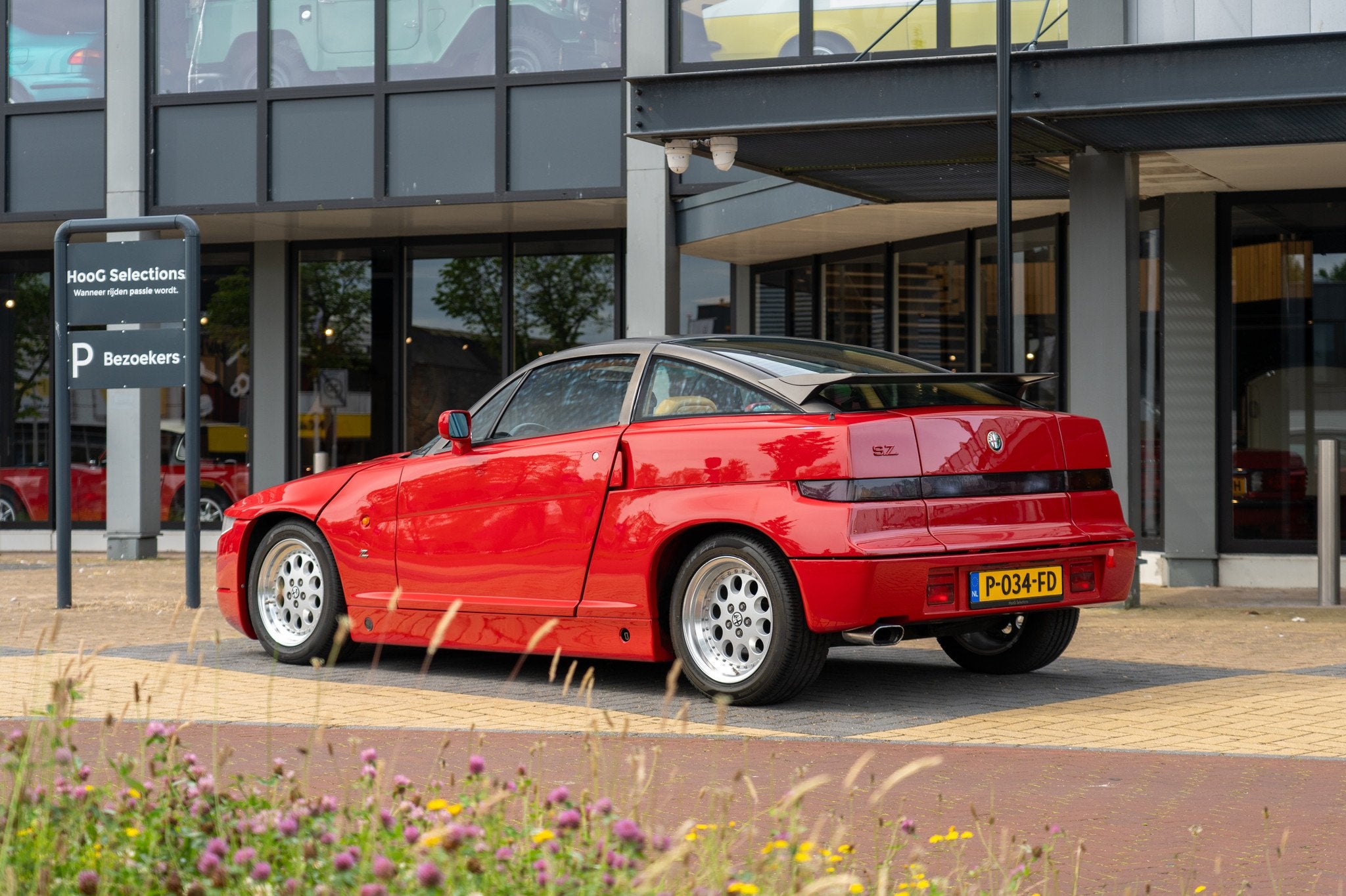 Alfa Romeo SZ 3.0 V6 Zagato (bj 1990), Auto's, Lederen bekleding, Overige modellen, Leder, Bedrijf