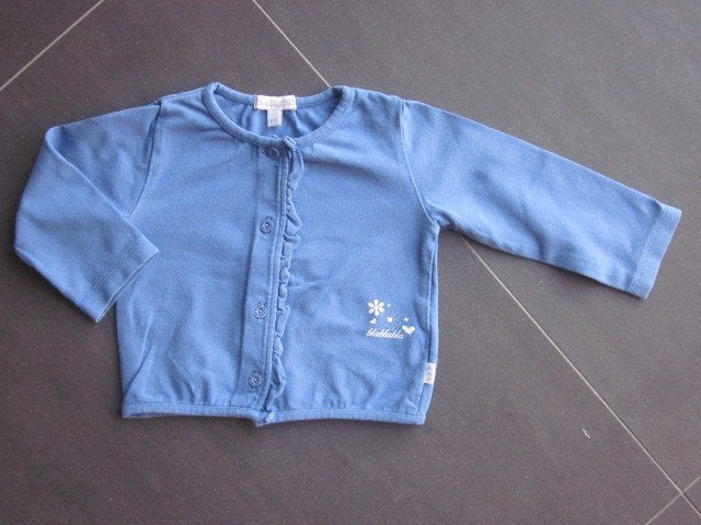 Blauw vestje van Bla Bla Bla (maat 68), Gebruikt, Ophalen of Verzenden, Bla Bla Bla, Truitje of Vestje