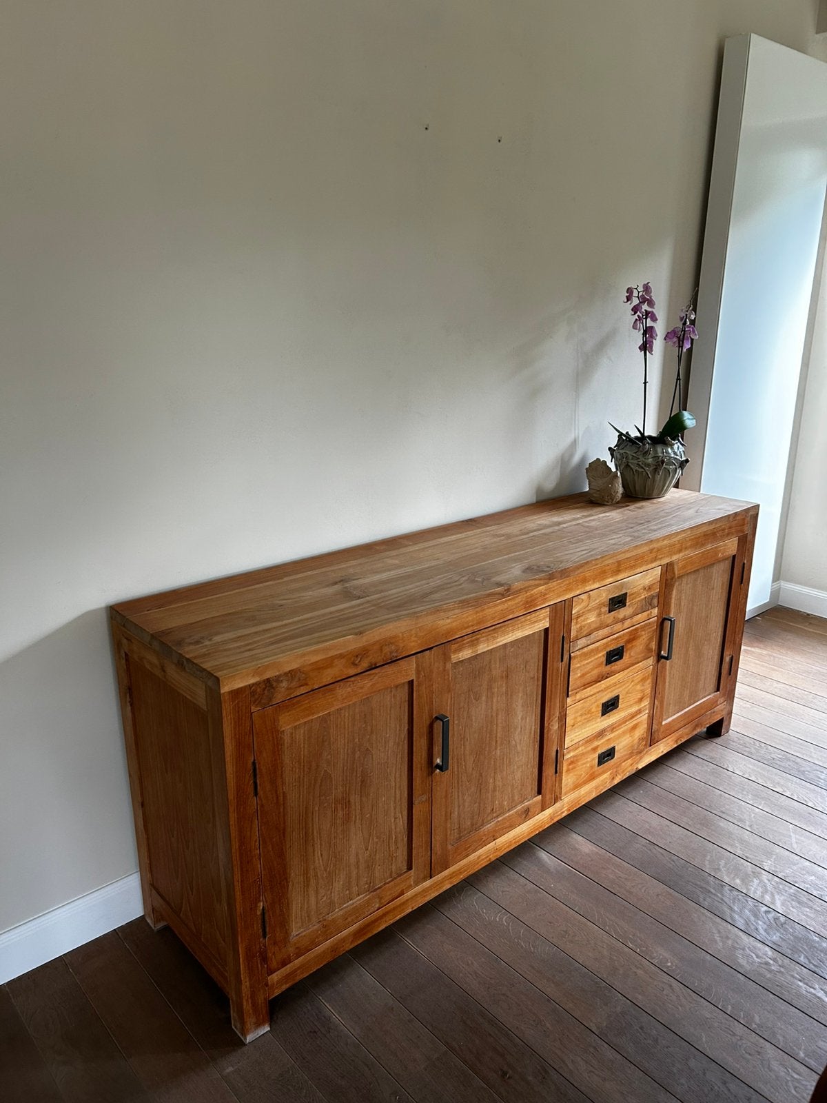 Dressoir, Huis en Inrichting, Ophalen, Teakhout, Met lade(s), Zo goed als nieuw
