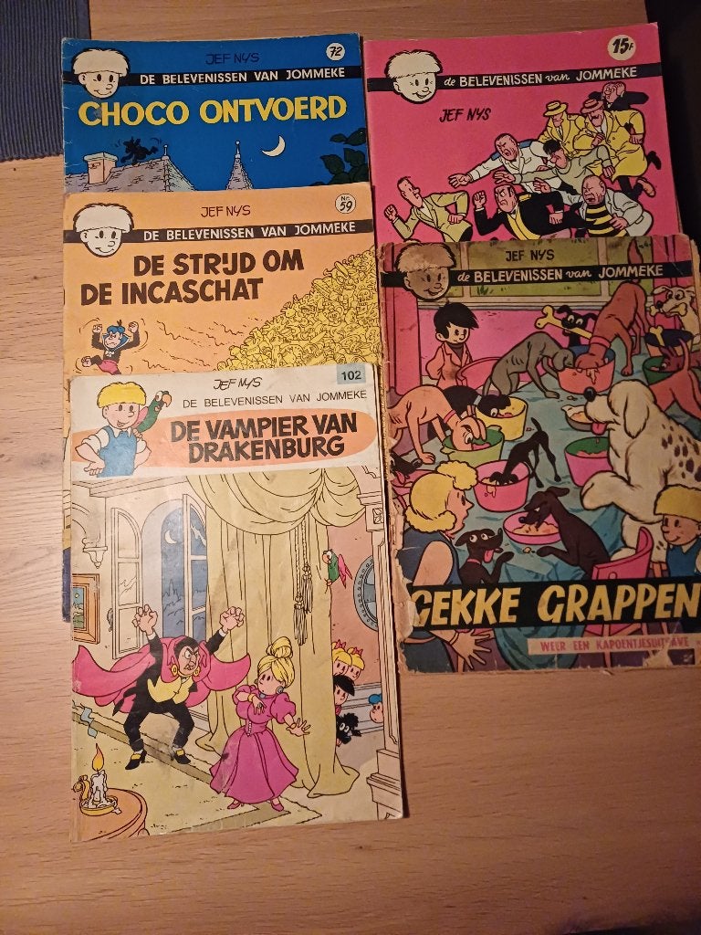 Jommeke strips, Plusieurs BD, Enlèvement, Utilisé, Jef Nys.