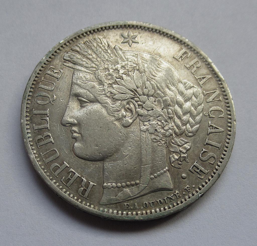 France 5 francs 1849 BB, Envoi, France, Argent