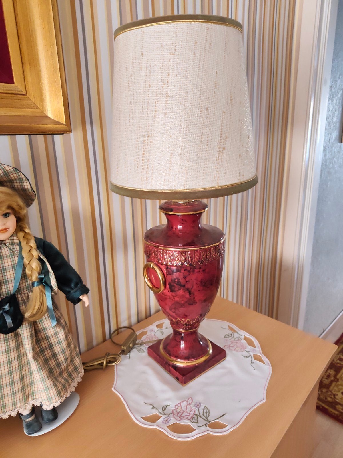 Retro vaas en lamp set, Ophalen