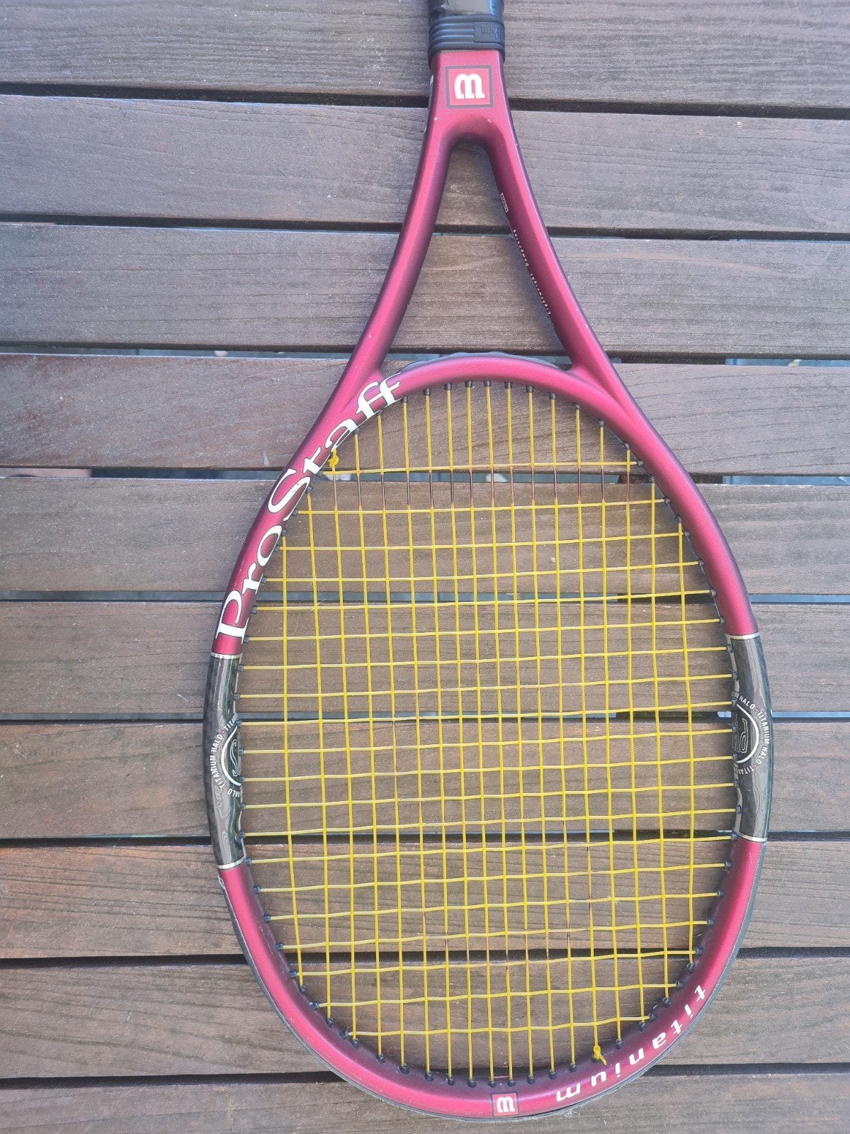 Tennisracket Wilson pro staff, Sport en Fitness, Tennis, Ophalen, L4, Zo goed als nieuw, Wilson
