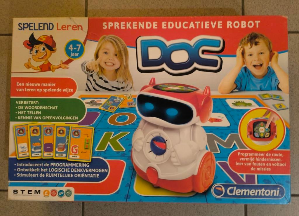 Sprekende educatieve robot 'DOC', Ophalen, Zo goed als nieuw, Bouwen, Met licht